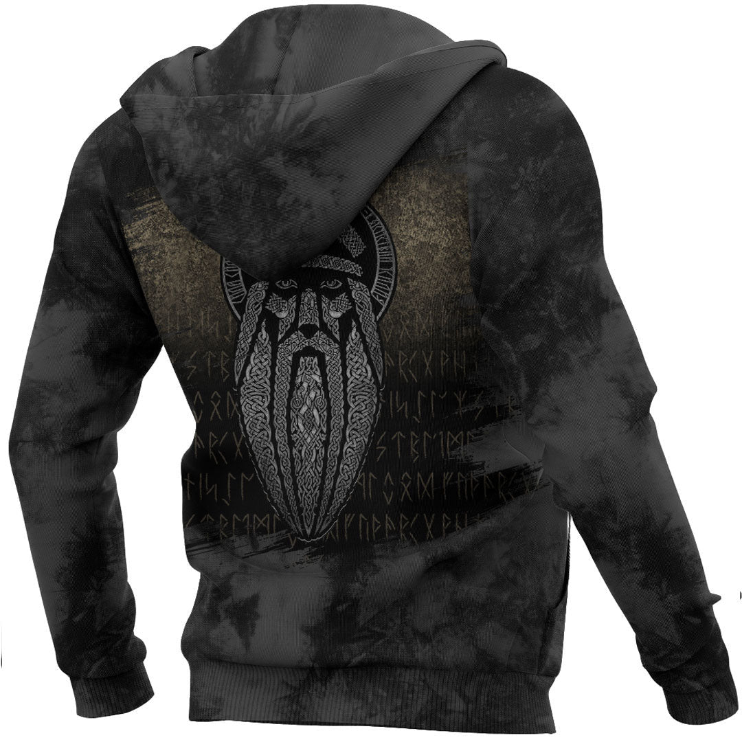 Viking Odin Art Viking Hoodie Helm and Hammer Shop