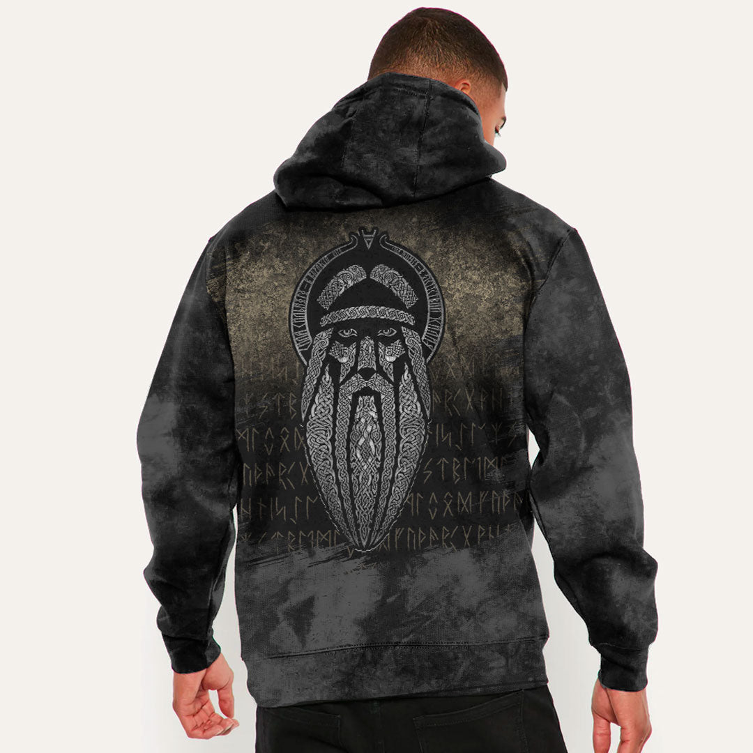 Viking Odin Art Viking Hoodie Helm and Hammer Shop