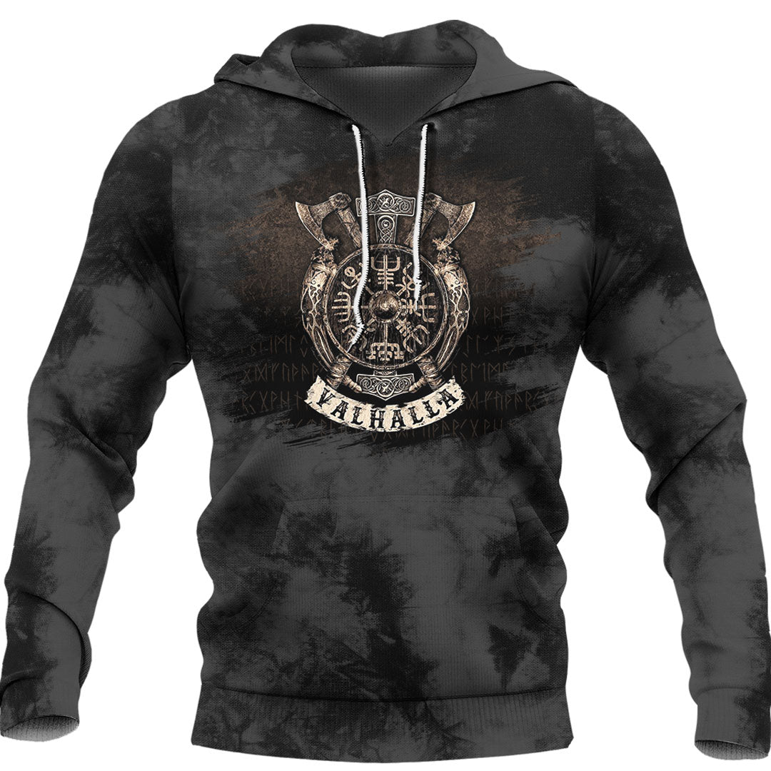 Viking Special Vegvisir Valhalla Viking Hoodie Helm and Hammer Shop