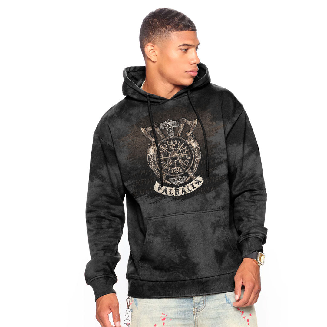 Viking Special Vegvisir Valhalla Viking Hoodie Helm and Hammer Shop