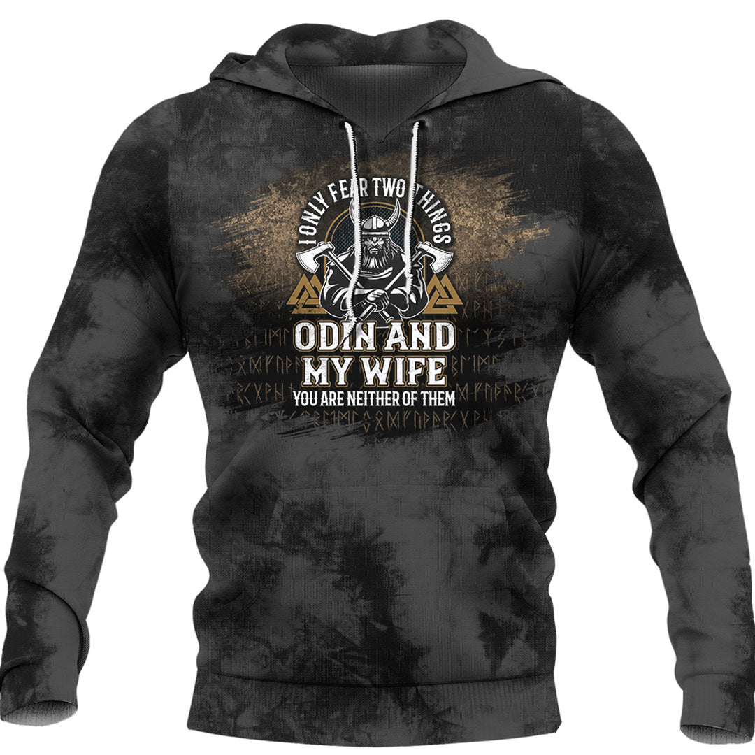 Viking Saying Odin Northman Viking Hoodie Helm and Hammer Shop