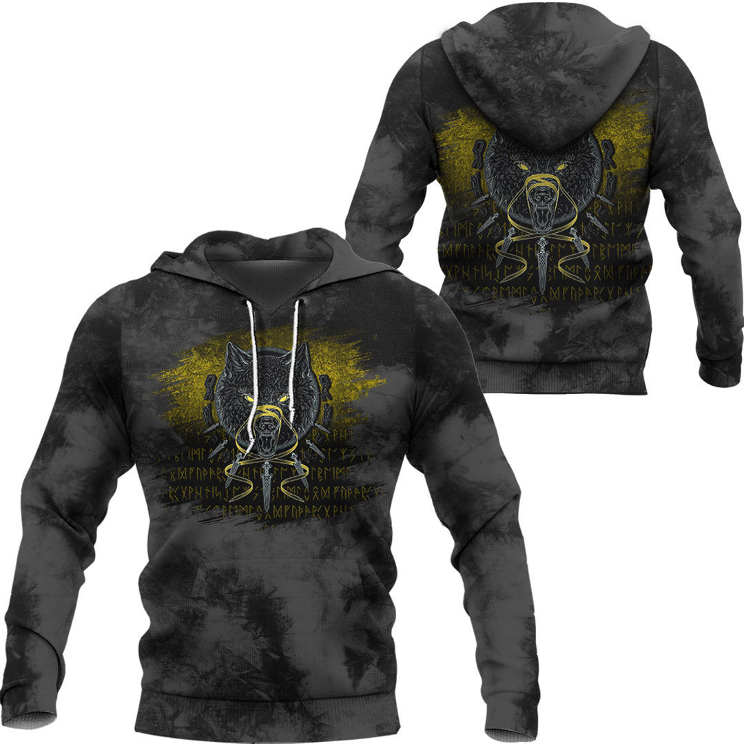 Viking Fenrir #3 Viking Hoodie Helm and Hammer Shop
