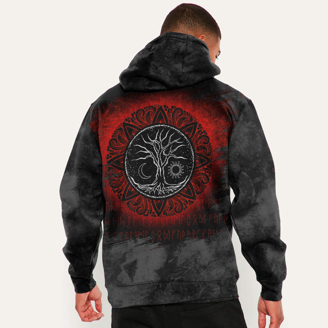 Viking Yggdrasil Tree Of Life Viking Odin World Ash Viking Hoodie Helm and Hammer Shop
