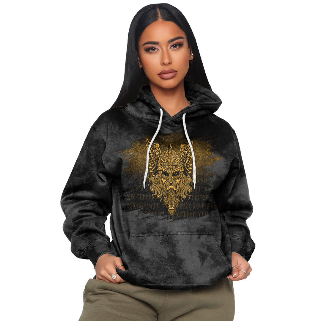 Viking Special Odin Gold Viking Hoodie Helm and Hammer Shop
