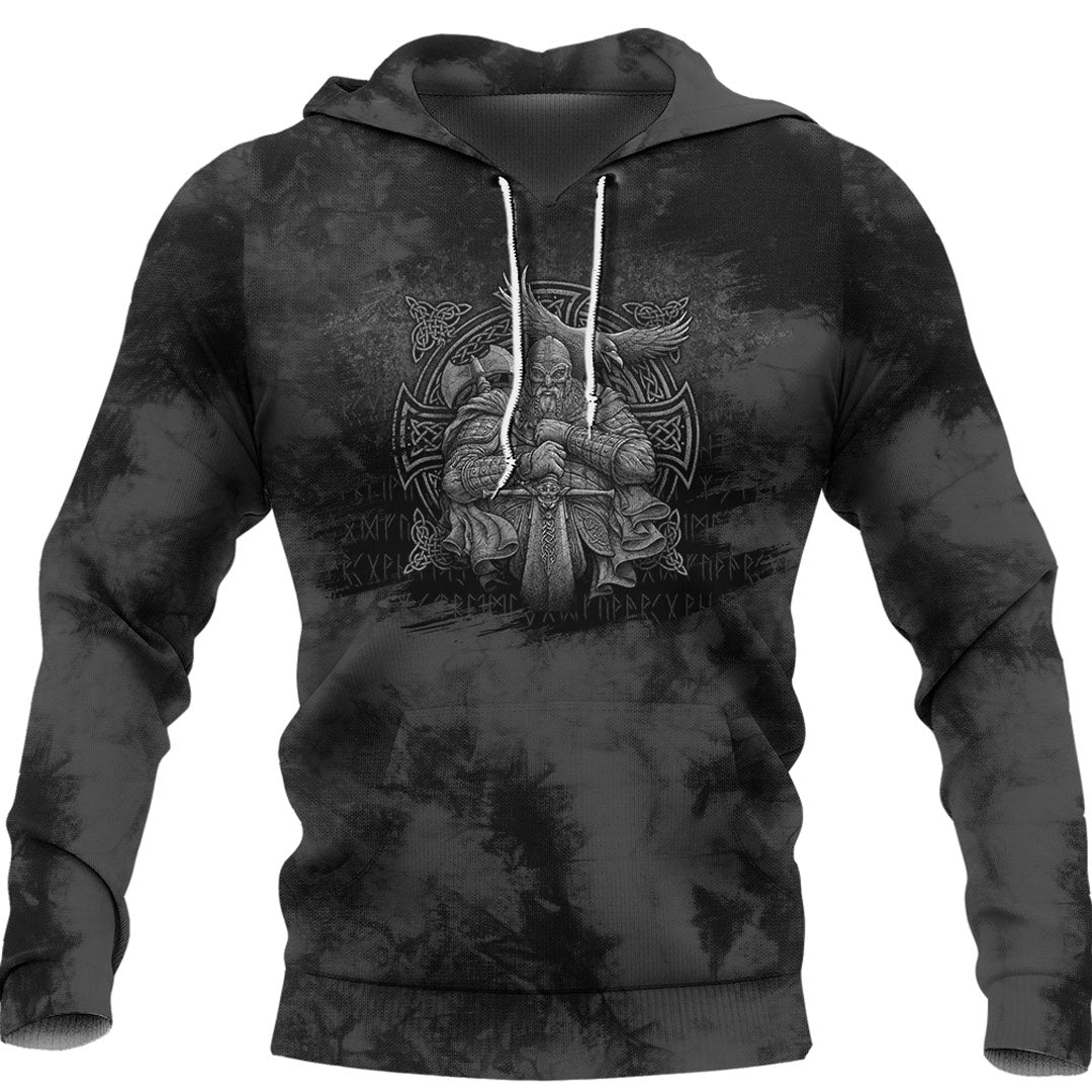 Viking Odin #1 Viking Hoodie Helm and Hammer Shop