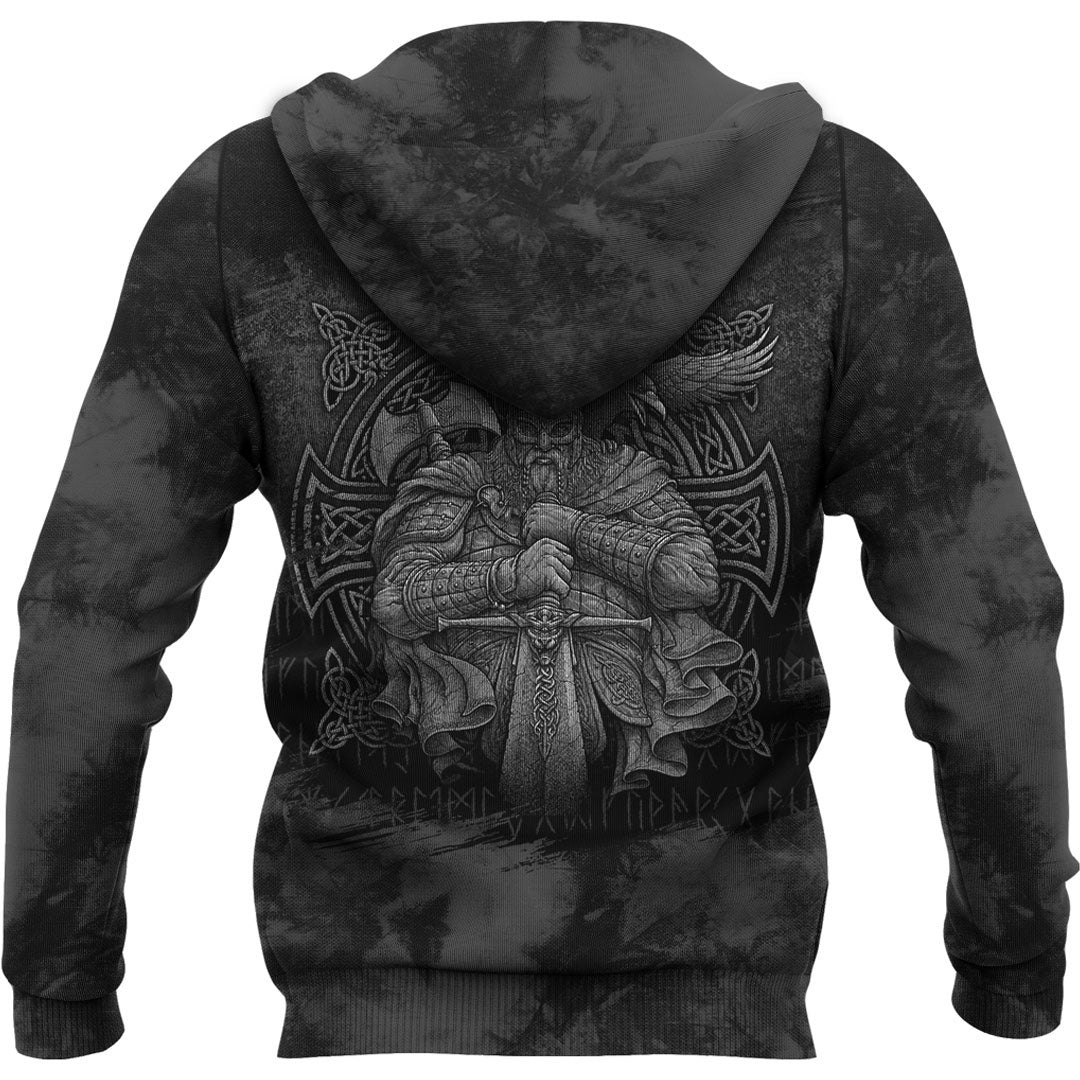 Viking Odin #1 Viking Hoodie Helm and Hammer Shop