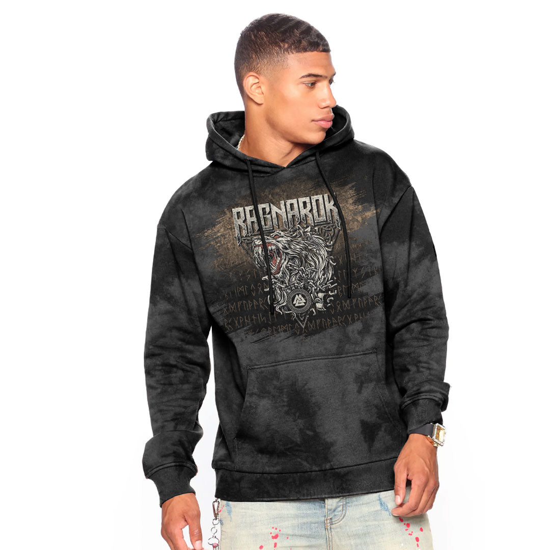 Viking Fenrir Ragnarok Norse Viking Hoodie Helm and Hammer Shop