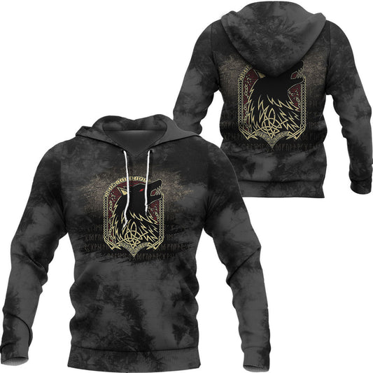 Viking Fenrir #2 Viking Hoodie Helm and Hammer Shop