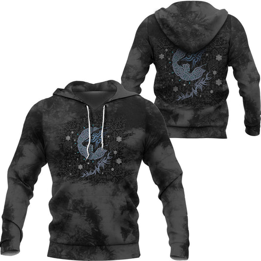 Viking Fenrir Wolf #1 Viking Hoodie Helm and Hammer Shop