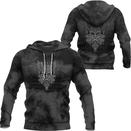 Viking Special Odin Viking Hoodie Helm and Hammer Shop
