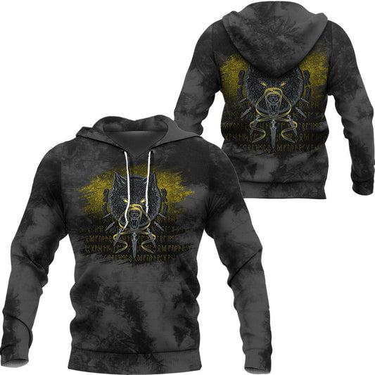 Viking Fenrir #3 Viking Hoodie Helm and Hammer Shop