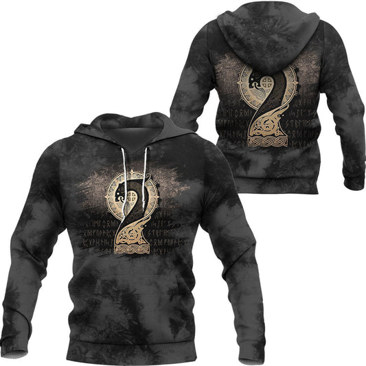Viking Drakkar Viking Hoodie Helm and Hammer Shop