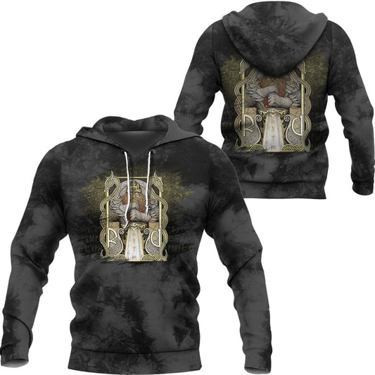Viking Odin Nordic Style Viking Hoodie Helm and Hammer Shop