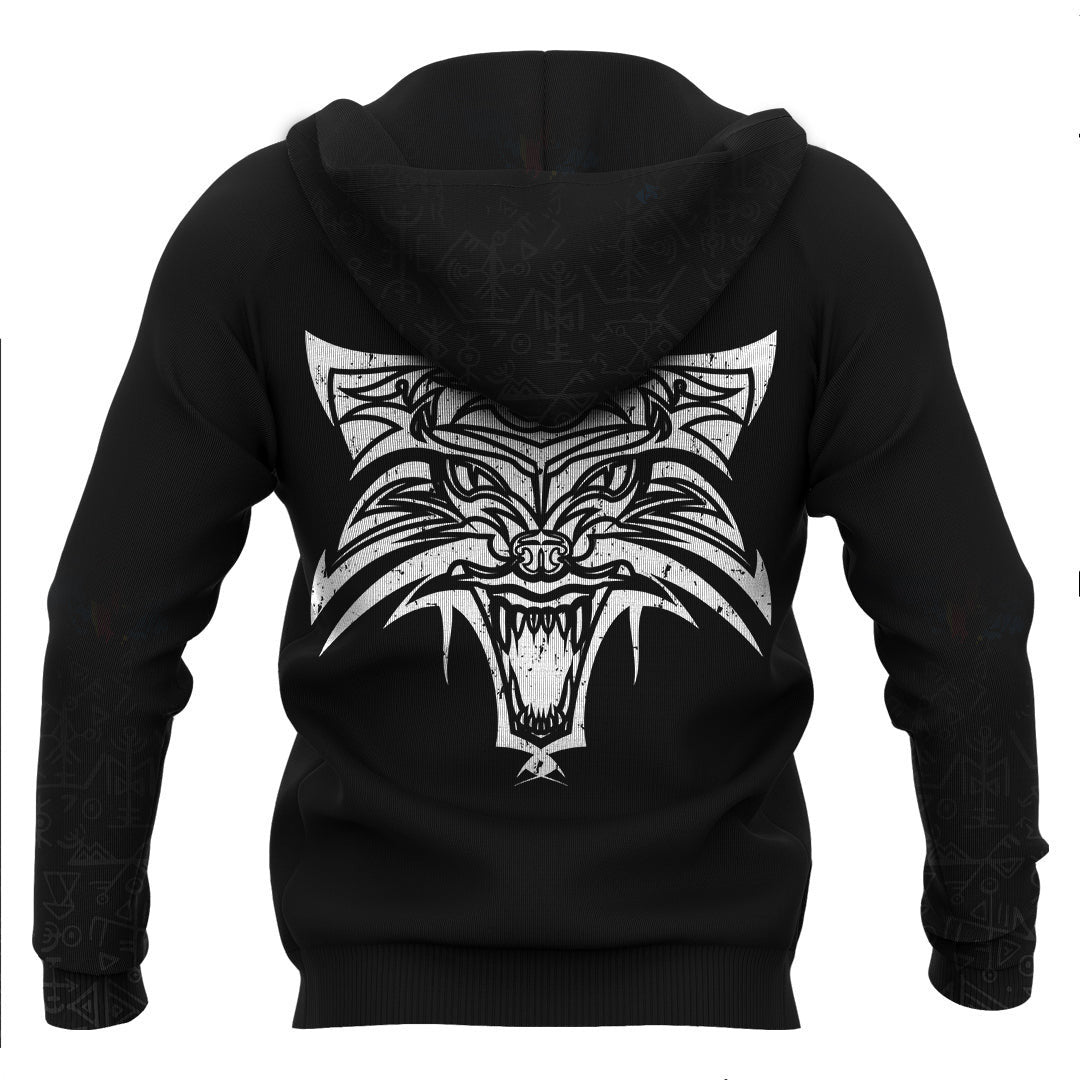 Viking Fenrir Viking Hoodie Basic Helm and Hammer Shop