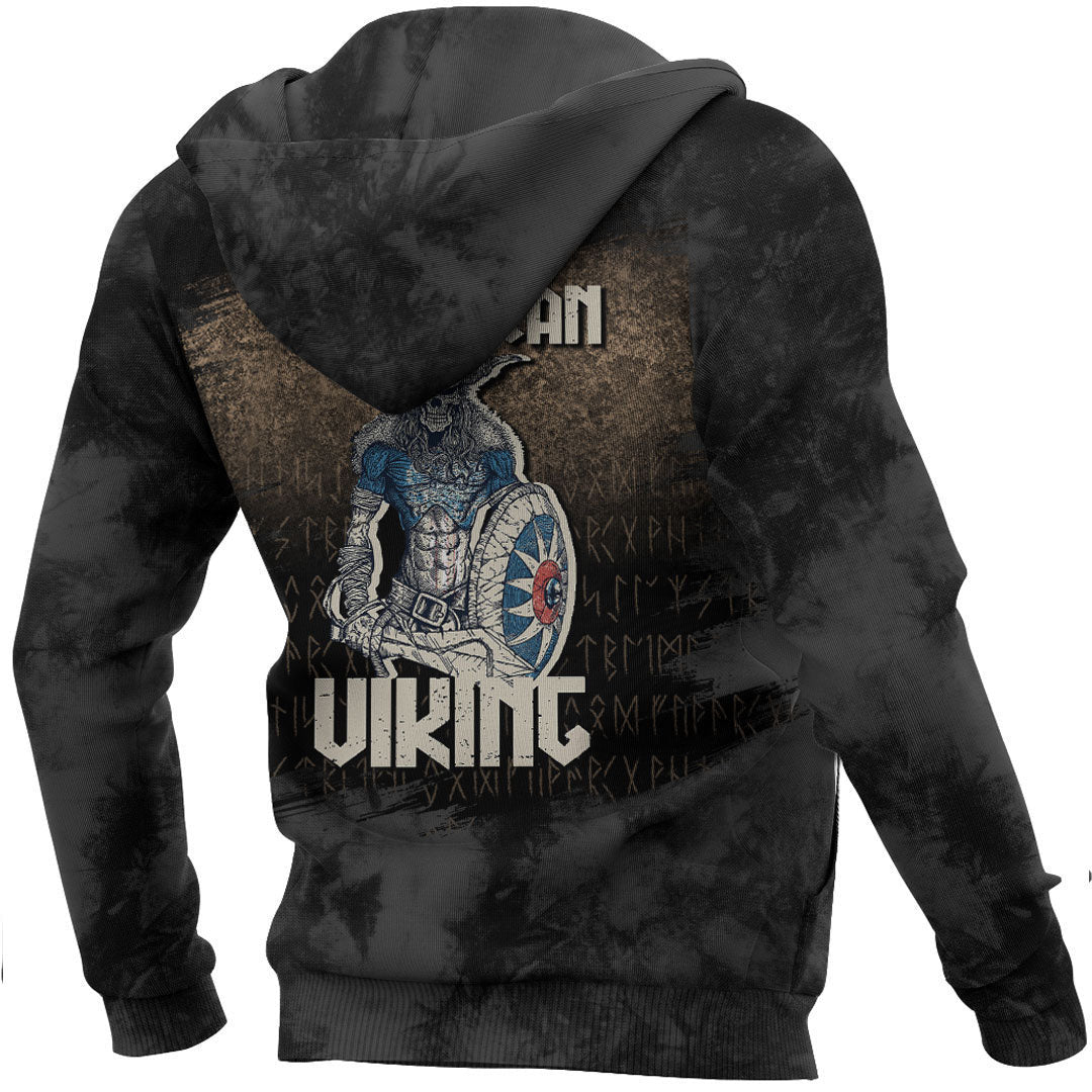 Viking Warrior Viking Sword American Valhalla Norse Viking Hoodie Helm and Hammer Shop